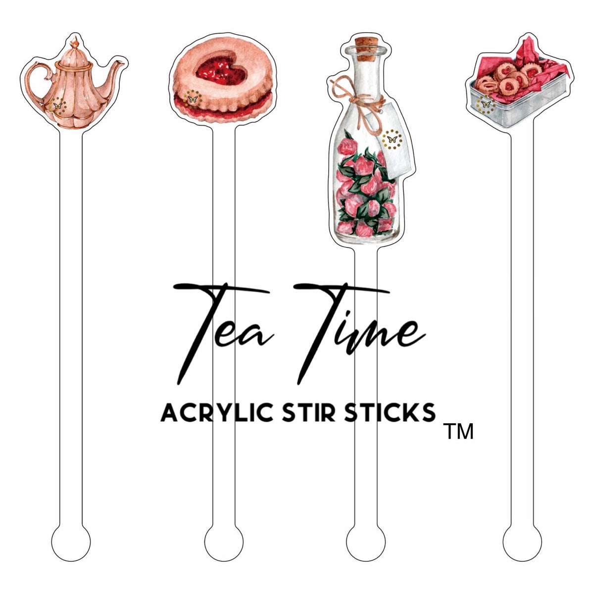 Acrylic Stir Sticks – Coffee – My Drink Bomb