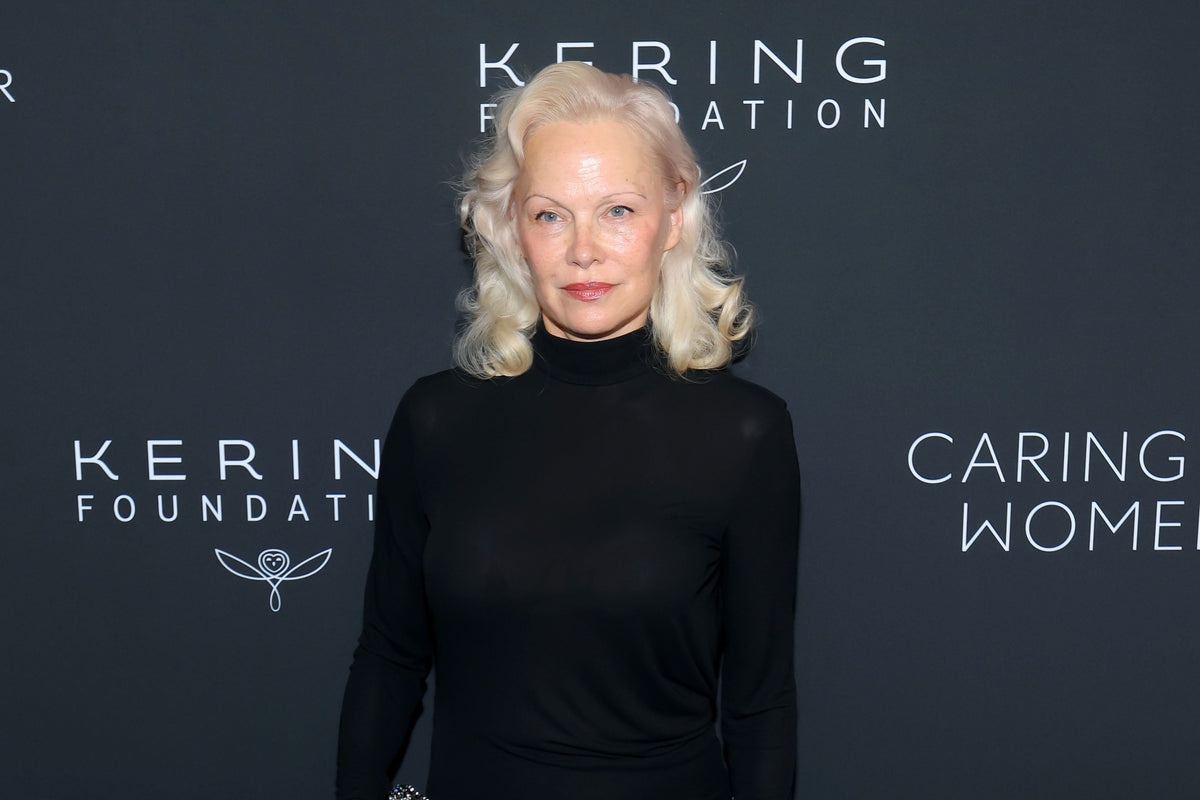 Yes, Pamela Anderson's Cozy Knit Dress Is Designer, But We Found the Rich Look for Only $41