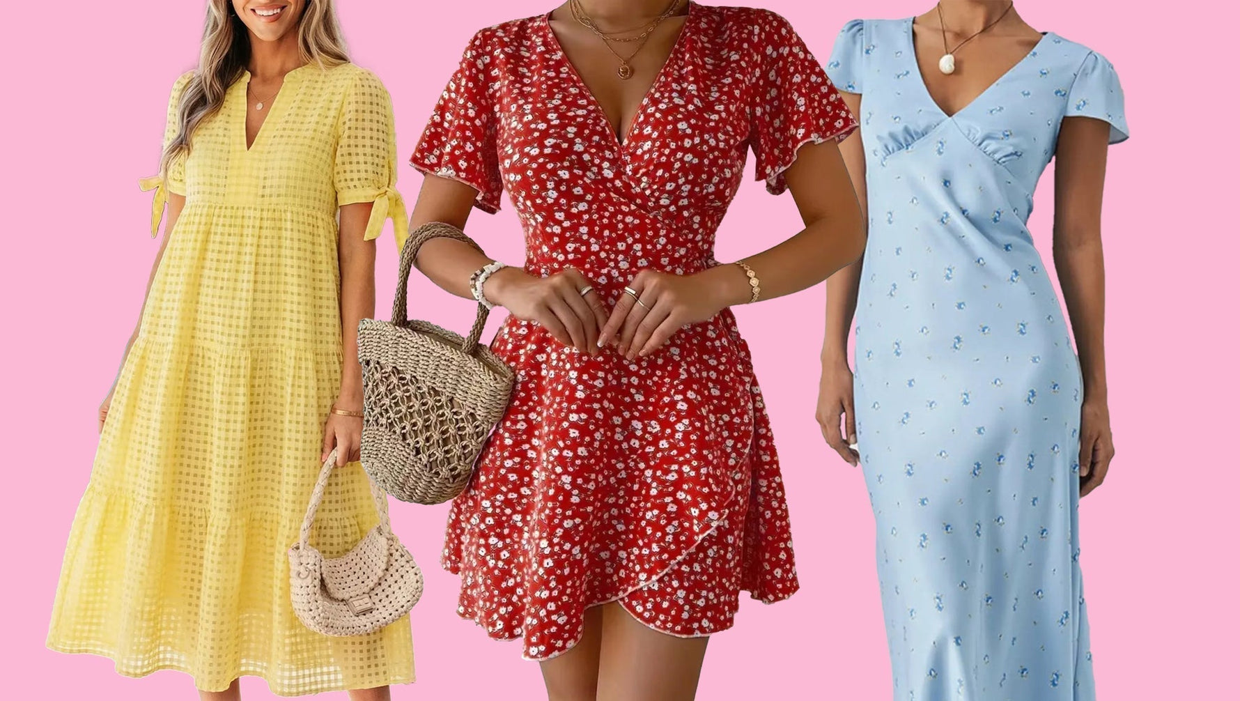 elongating v-neck dresses for petites