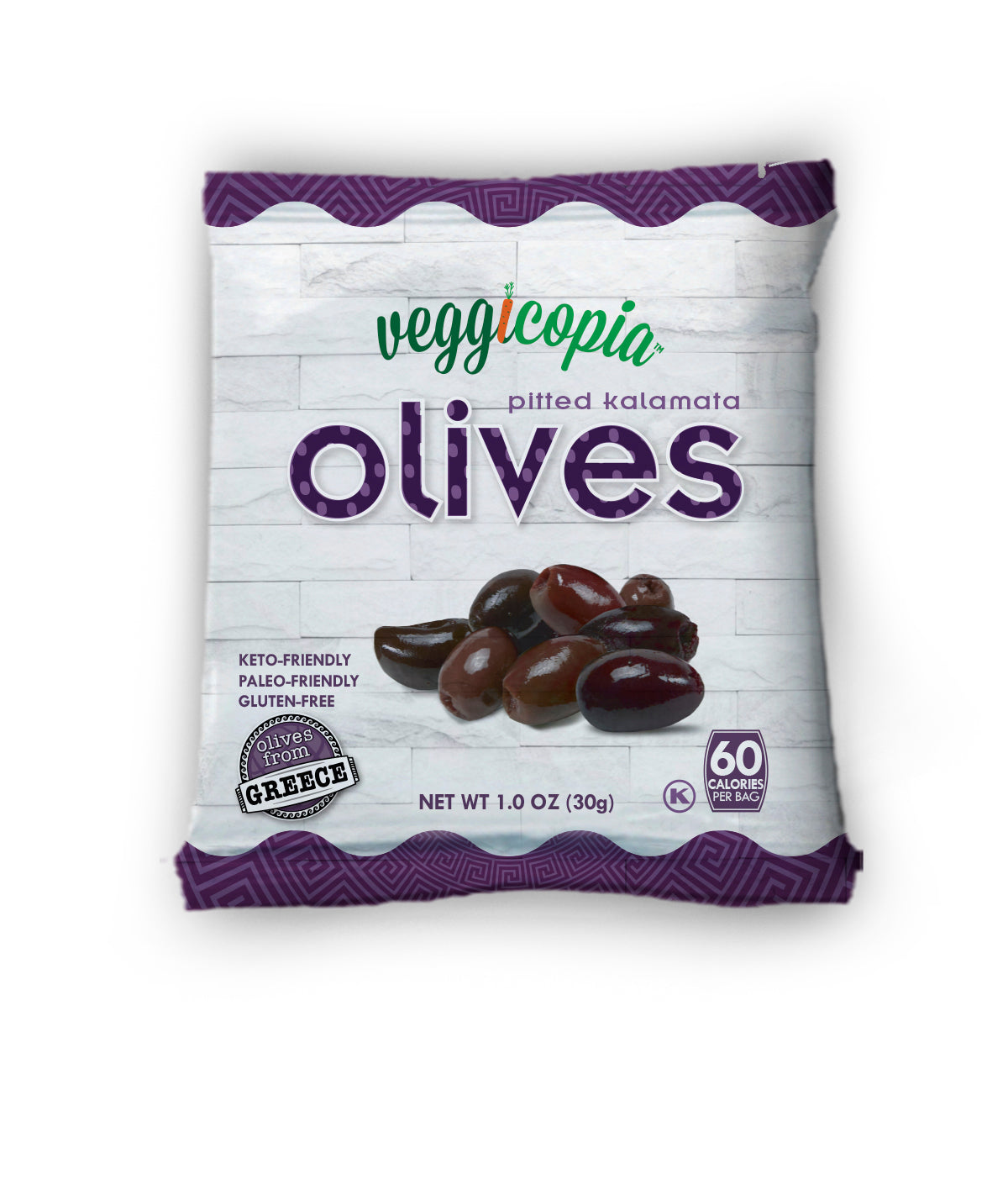Kalamata Pitted Olives from Greece 1.05 oz (24 Pack)