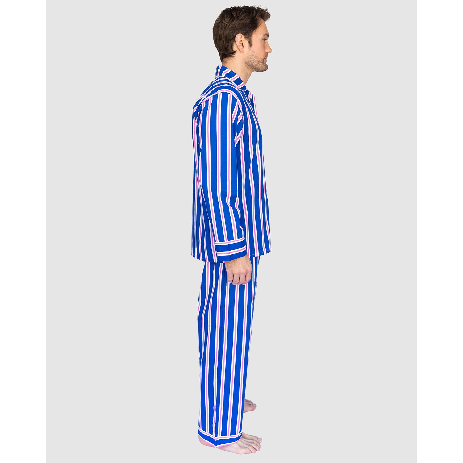 Men's Andy Cohen Stripe Long PJ Set