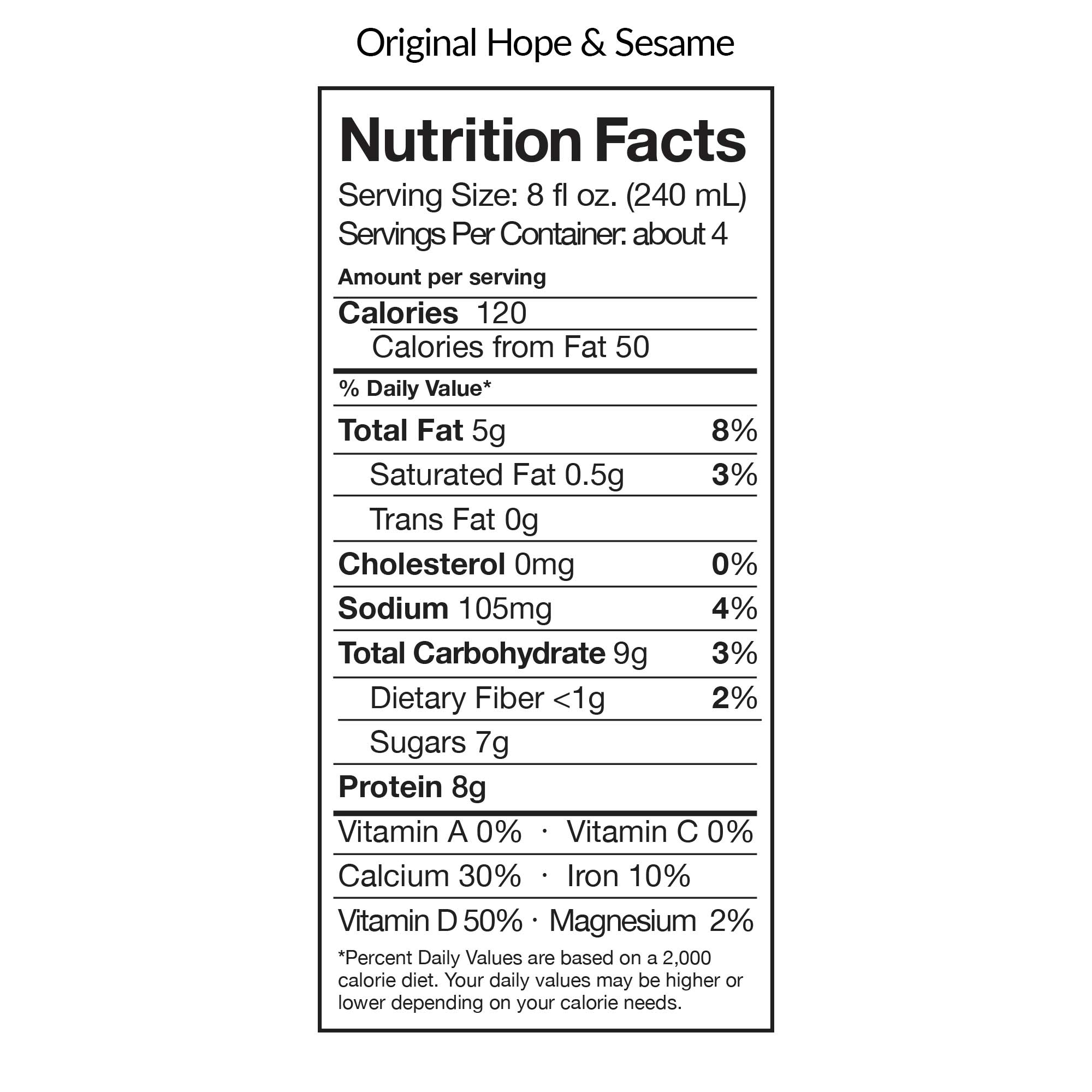 Original Non-GMO Aseptic Sesamemilk (6 Pack)