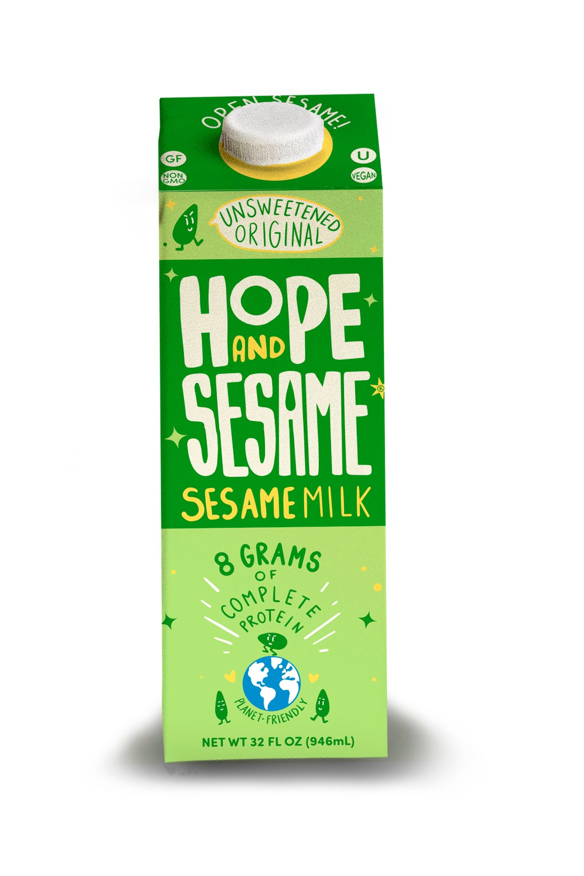 Original Unsweetened Non-GMO Aseptic Sesamemilk (6 Pack)