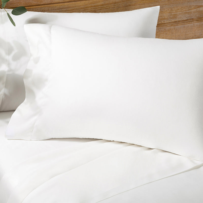 300 Thread Count Ecolyptus Sateen Standard Pillowcase Pair
