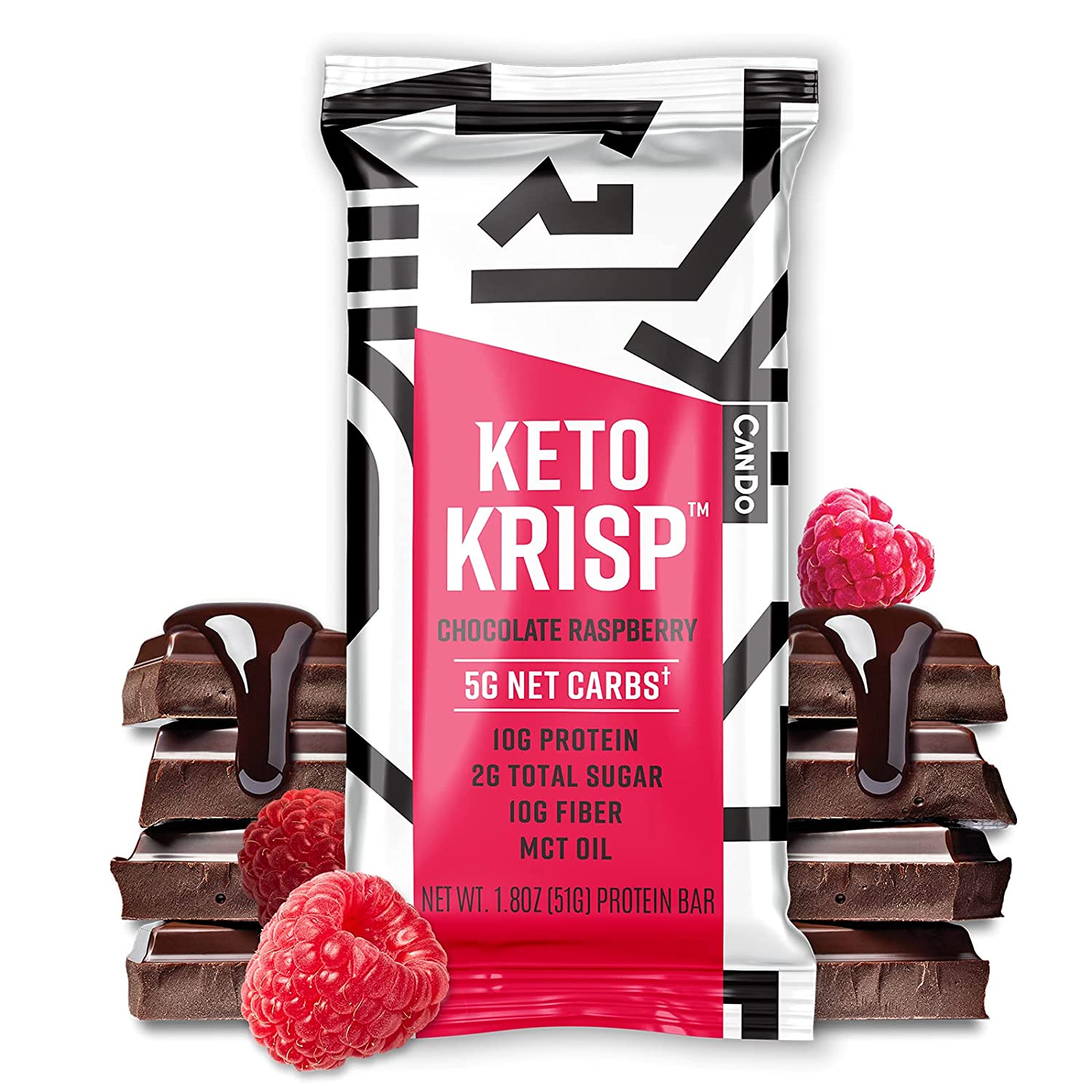 Keto Krisp Chocolate Raspberry (Pack of 12)