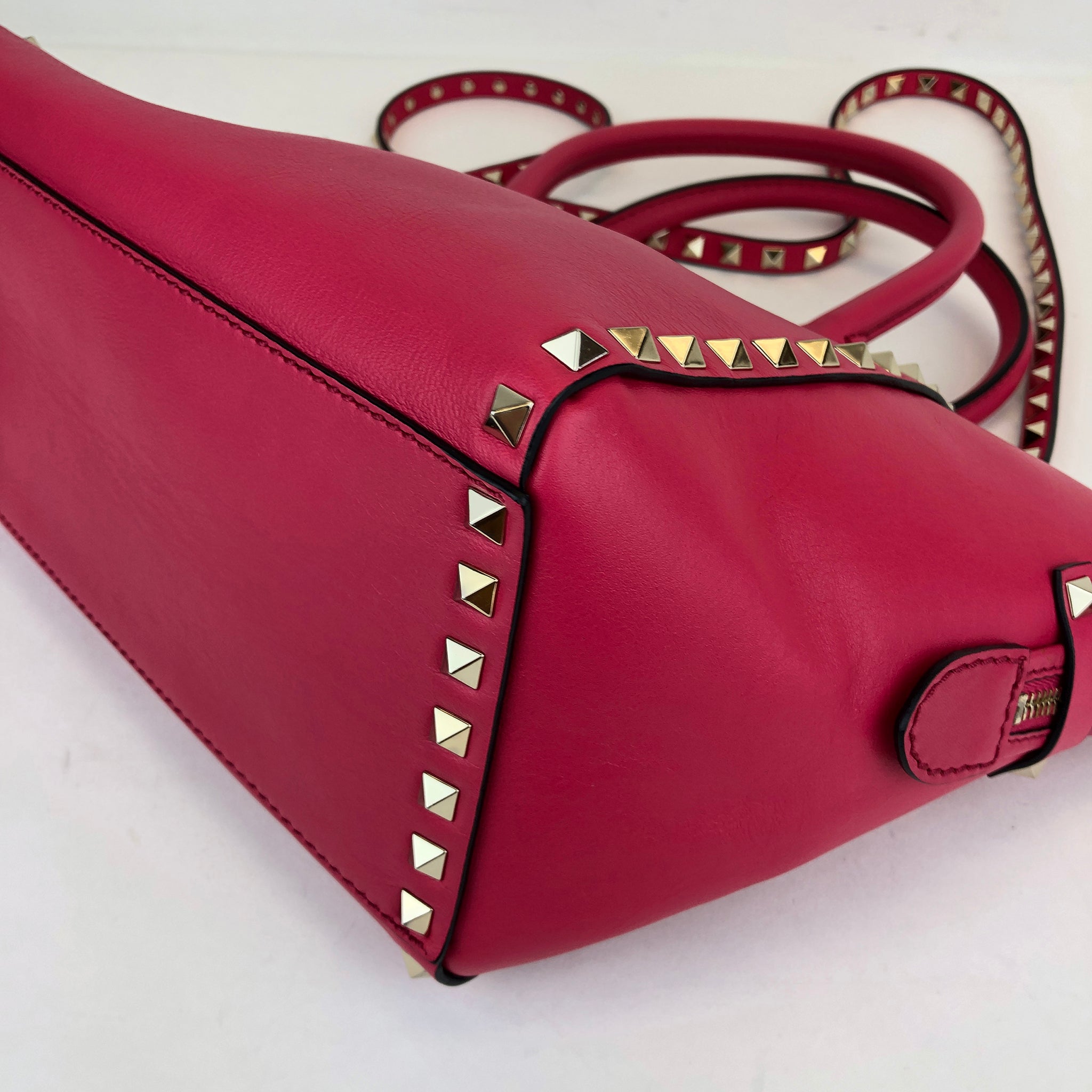 Rockstud Pink Convertible Tote (Pre-Owned)