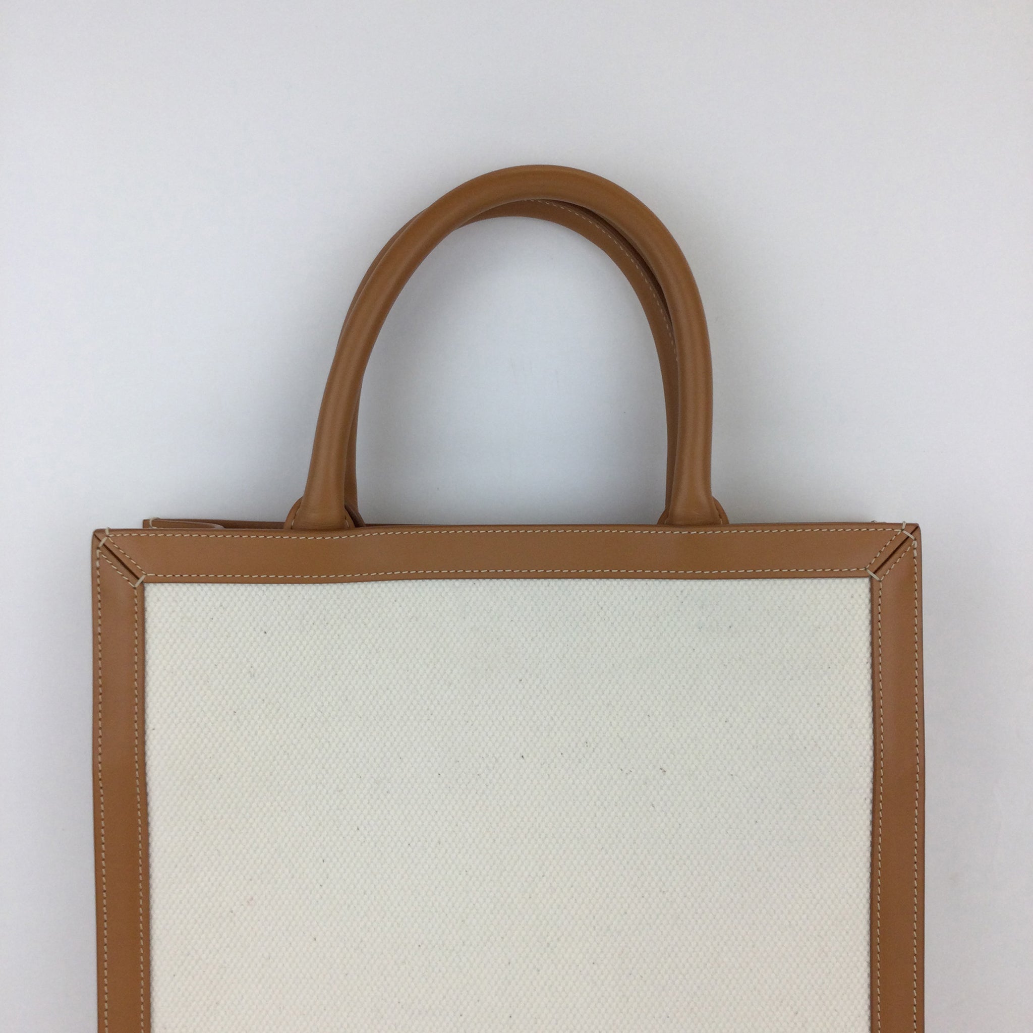Vertical Cabas Canvas Tote (Pre-Owned)