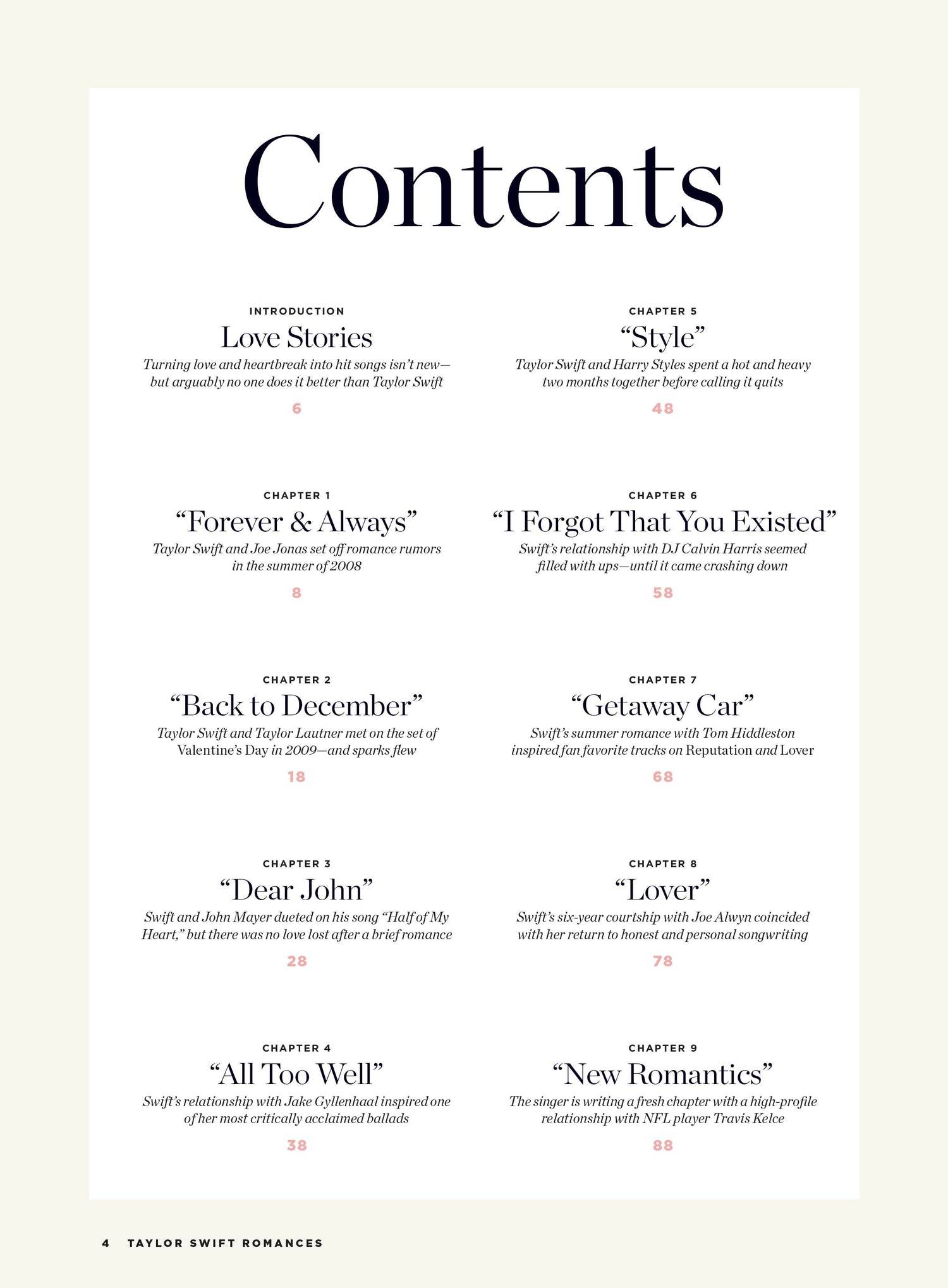 Taylor Swift - The Romances: Relationship Eras, Breakups, Hint-Filled Songs, Dear John, John Mayer, Style, Harry Styles, Forever & Always, Joe Jonas, New Romantics, Travis Kelce & A Swiftie Must-Have!