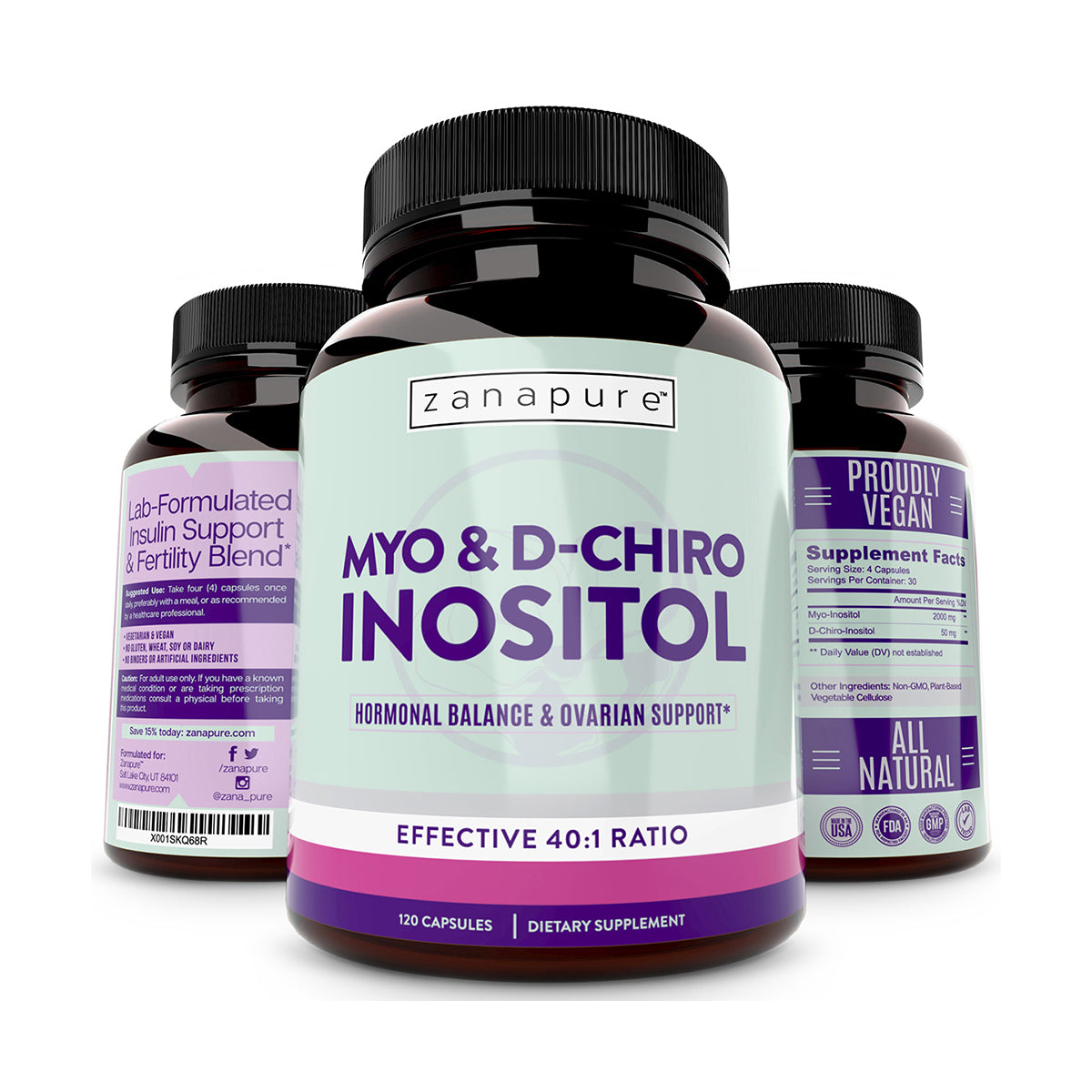 Premium MYO-INOSITOL & D-CHIRO INOSITOL Blend