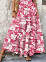 Full Size Printed V Neck Tiered Maxi Dress Plus Size UsNow full-size-printed-v-neck-tiered-maxi-dress-plus-size-usnow