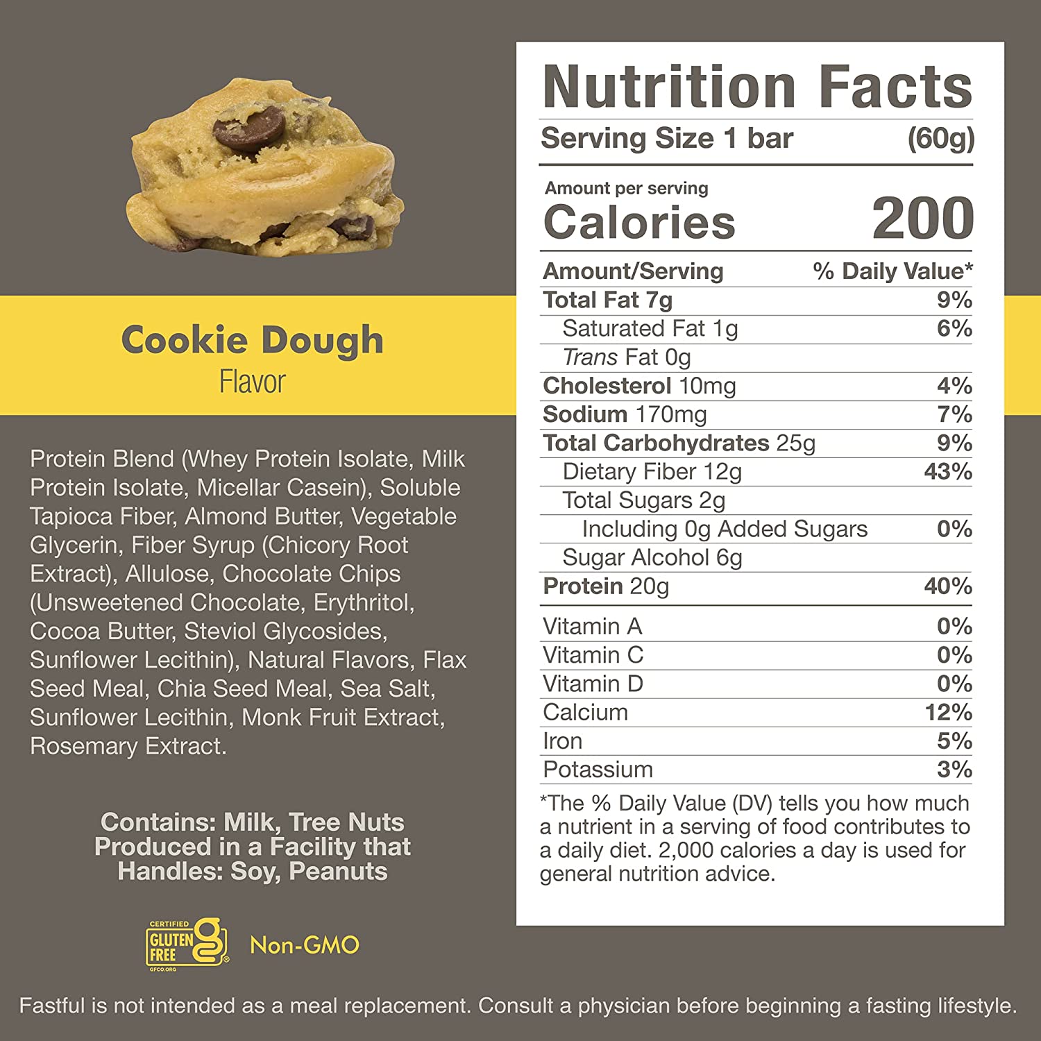 Cookie Dough - Box of 12 Bars