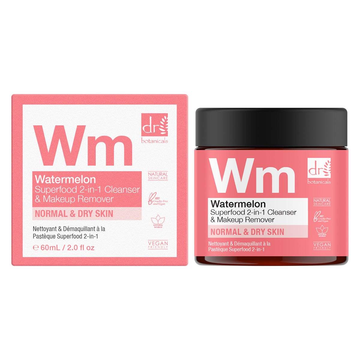 Watermelon 2in1 Cleanser & Makeup Remover (2oz Jar)