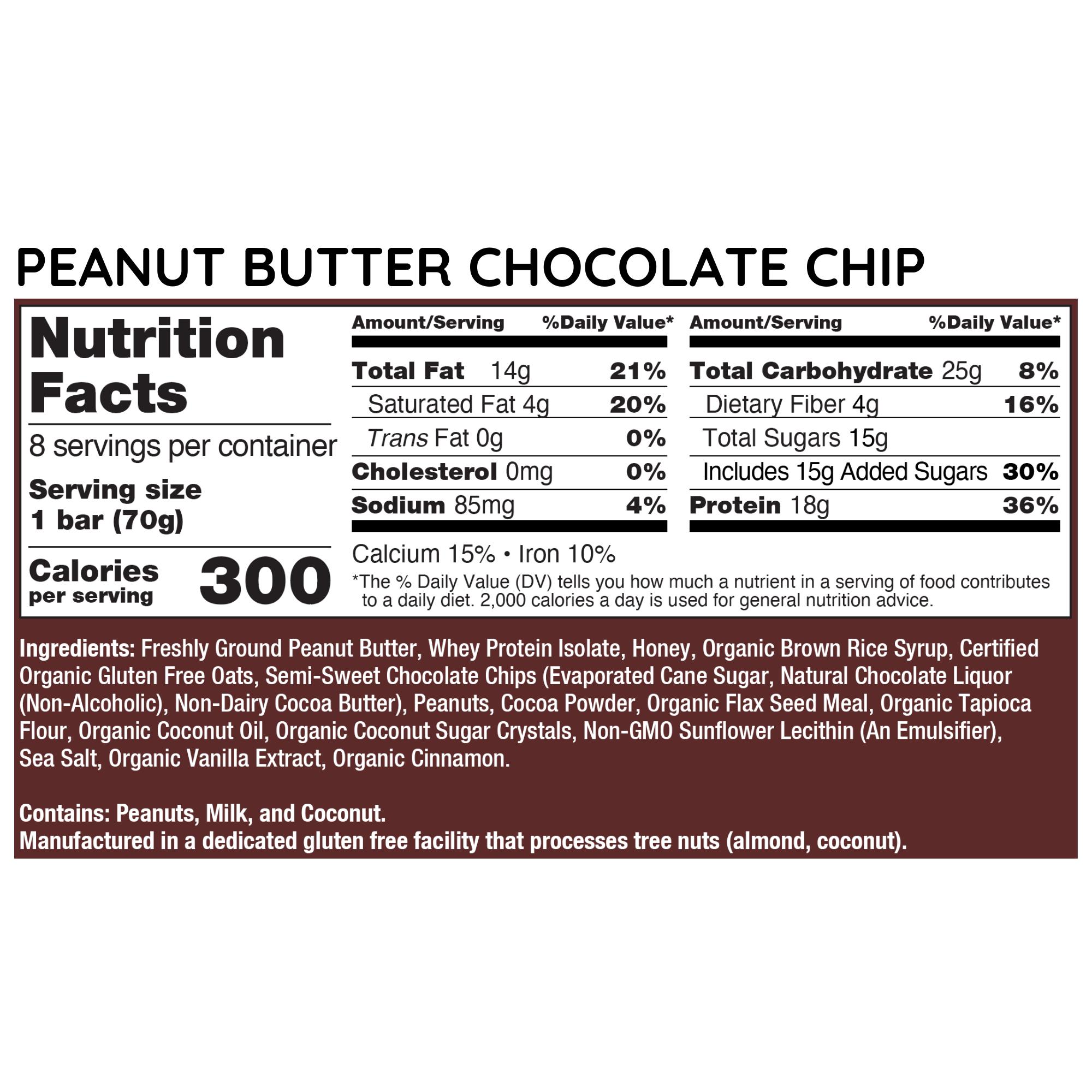 Peanut Butter Chocolate Chip (8-Pack)