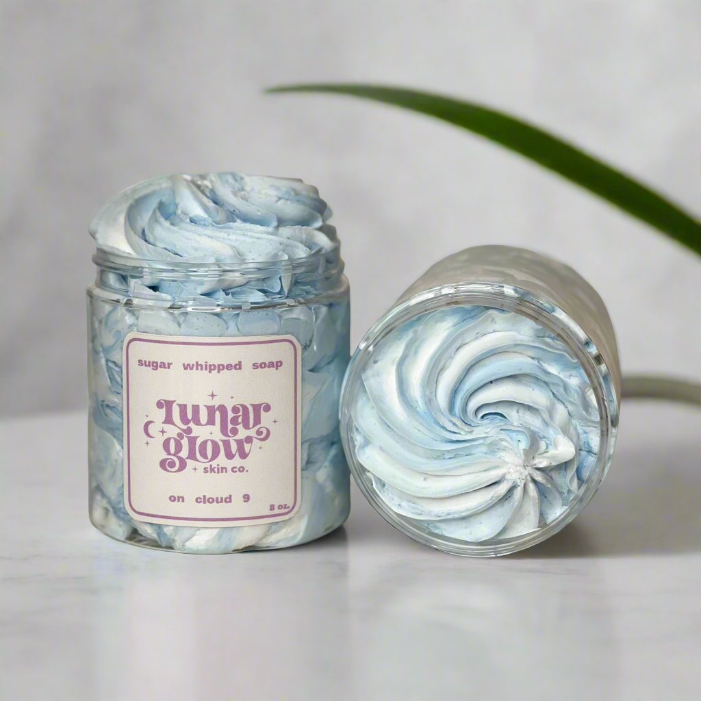 On Cloud 9 Sugar Whipped Soap | Lunar Glow Skin Co.