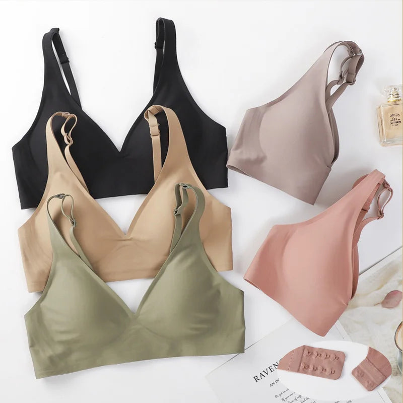 Seamless Jelly Bralette, Wireless and Push-Up