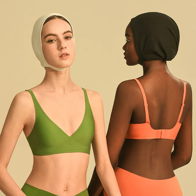 Seamless Jelly Bralette, Wireless and Push-Up