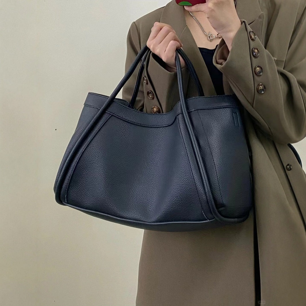 Large capacity Top-Handle Bag with Cross-Body Strap