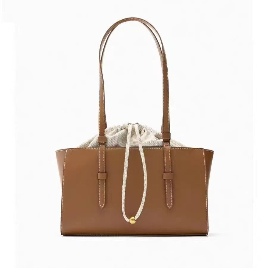 Everyday Tote With Drawstring Interior