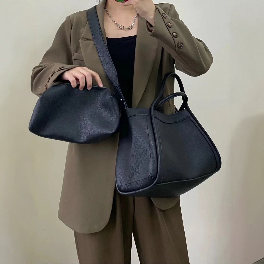 Large capacity Top-Handle Bag with Cross-Body Strap