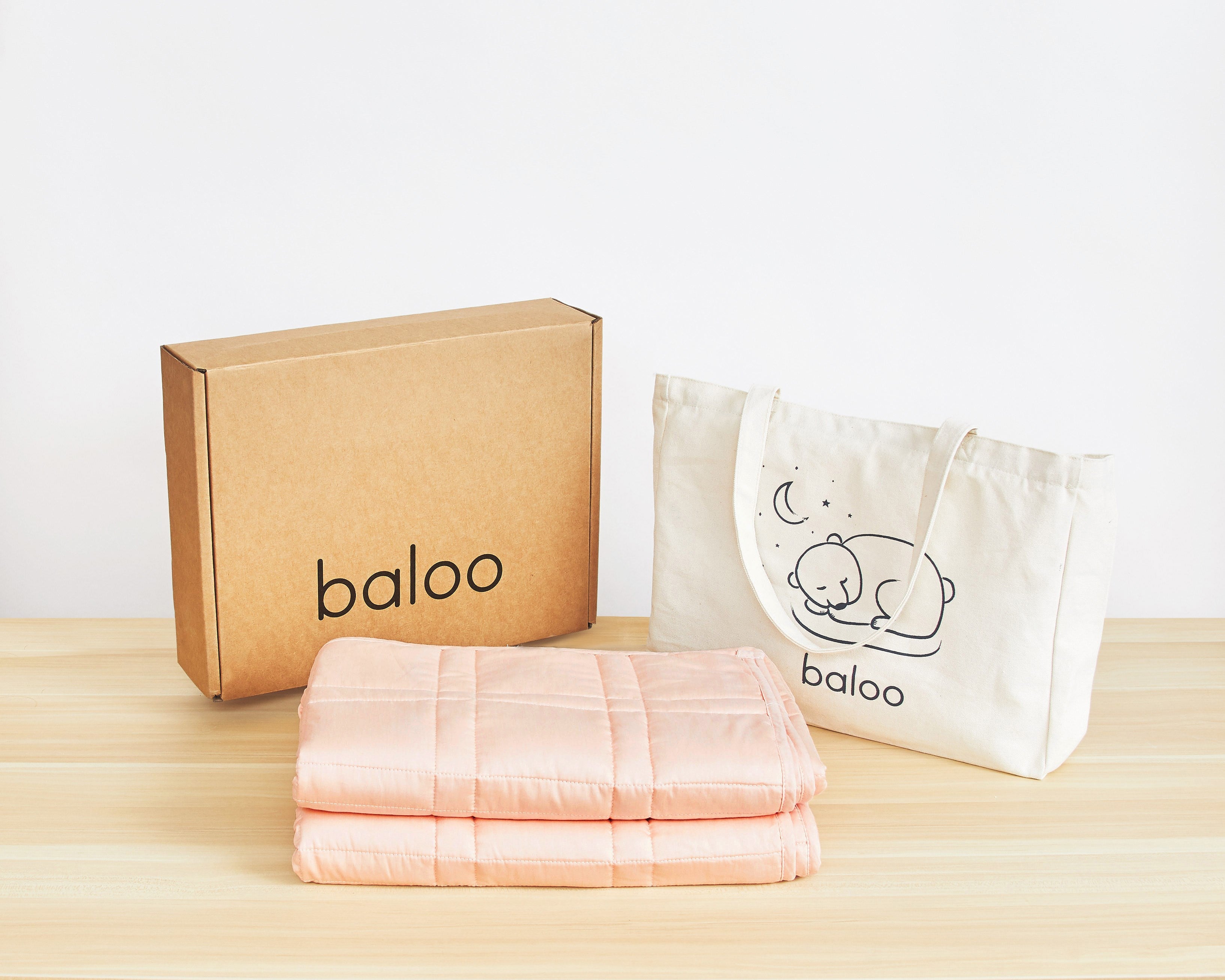 Baloo Living Cool Cotton Weighted Blanket The Mini 9lb UsNow