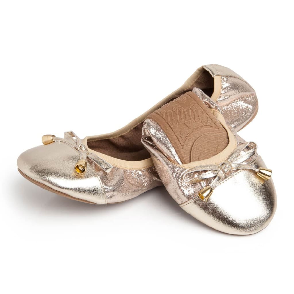 Premium Foldable Champagne Flats