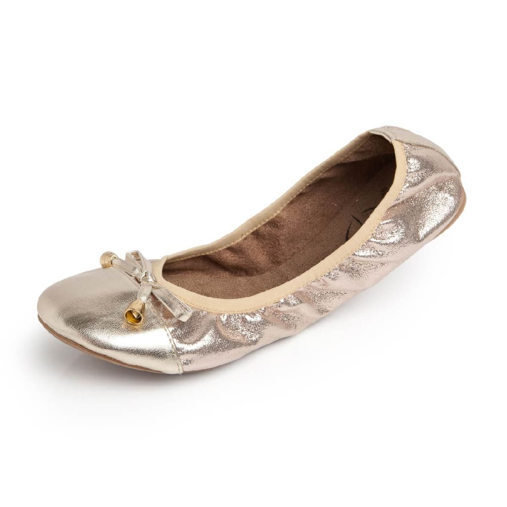 Premium Foldable Champagne Flats